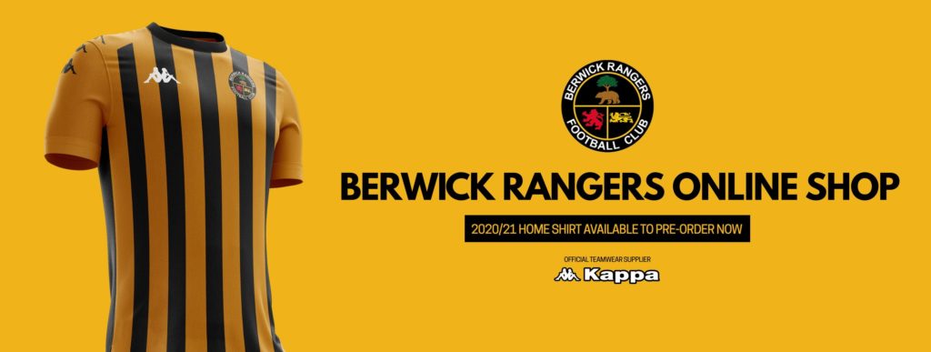 BERWICK RANGERS AWAY JERSEY