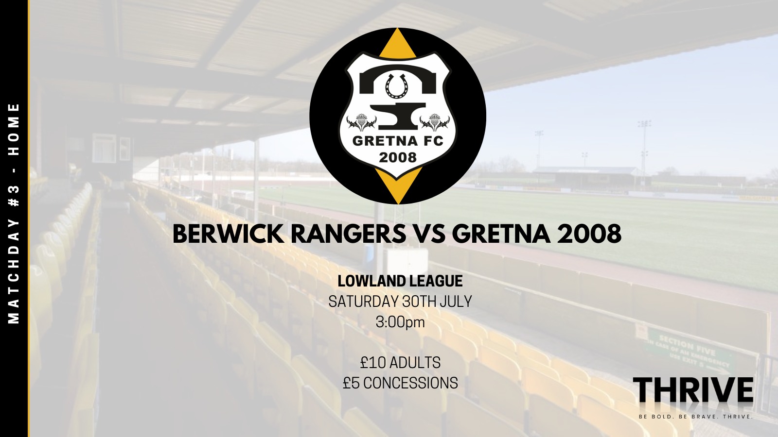 Berwick V Gretna 2008 - Match Info - Berwick Rangers Football Club