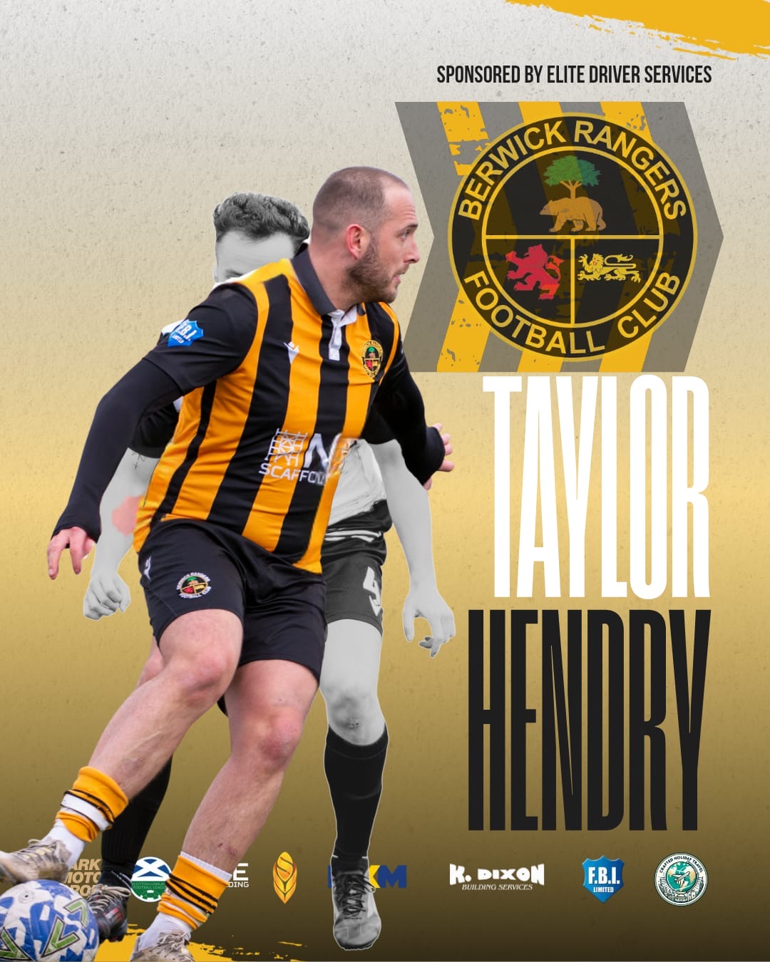 Hendry extends contract! - Berwick Rangers Football Club